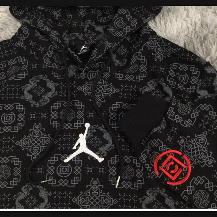 Air Jordan x Clot Hoodie Black